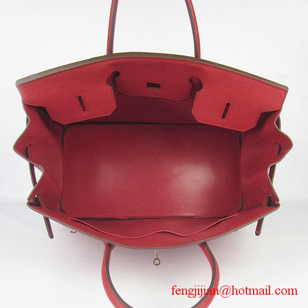 Hermes Birkin 40cm Togo Bag Red 6099 Hermes Birkin 40cm Togo Bag Red 6099